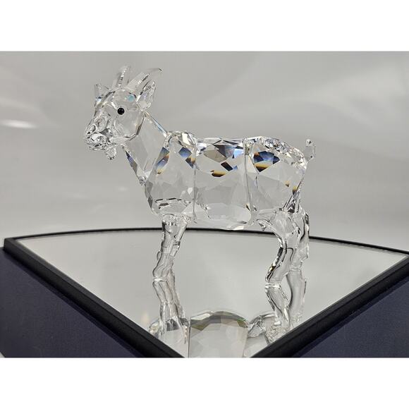 Swarovski Crystal Goat #9100 w/ Original Box - Picture 5 of 12